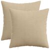 vidaXL Povlak na pol&scaron;t&aacute;ř 2 pcs HEERLEN Taupe 35 x 35 cm man&scaron;estr