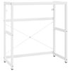 vidaXL Koupelnov&yacute; reg&aacute;l pod umyvadlo b&iacute;l&yacute; 79 x 38 x 83 cm železo
