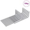 vidaXL &Scaron;estihrann&yacute; kl&iacute;č 4675 pcs Stř&iacute;brn&aacute; 20 x 52 mm Ocel