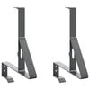 vidaXL Podpora na sn&iacute;h 2 pcs Antracit 29,5 x 3 x 34,5 cm Ocel