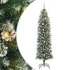 vidaXL Uměl&yacute; &scaron;t&iacute;hl&yacute; v&aacute;nočn&iacute; strom s stojanem Zelen&aacute; a b&iacute;l&aacute; 240 cm