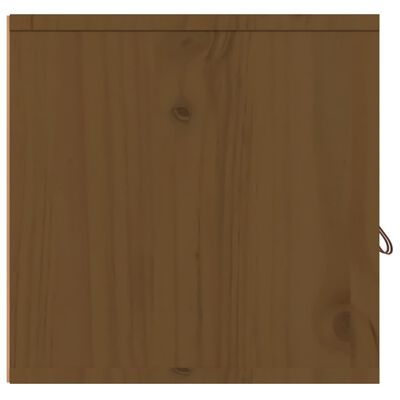 vidaXL Nástěnná skříňka medově hnědá 60x30x30 cm masivní borové dřevo