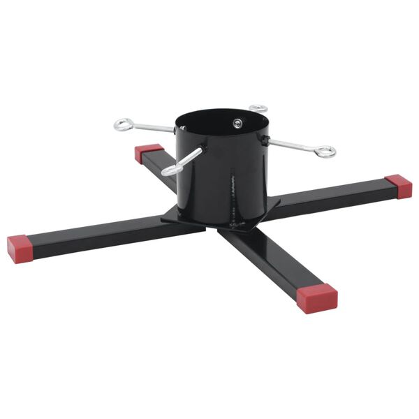 vidaXL Stojan na v&aacute;nočn&iacute; stromek čern&yacute; 61 x 61 x 15,5 cm