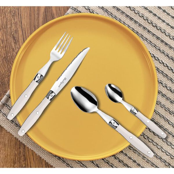 Lou Laguiole 24d&iacute;ln&aacute; sada př&iacute;borů Comptoir kr&eacute;mov&aacute;