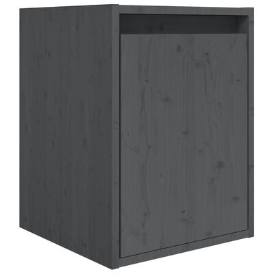 vidaXL TV skříňky 5 ks šedé masivní borové dřevo