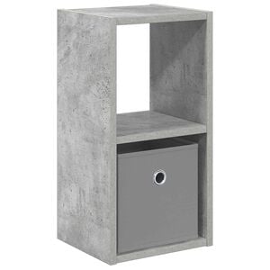 vidaXL Nočn&iacute; stolek Betonově &scaron;ed&aacute; 25,5 x 22 x 49,5 cm Kompozitn&iacute; dřevo