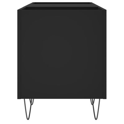vidaXL Skříňka na LP desky černá 121 x 38 x 48 cm kompozitní dřevo