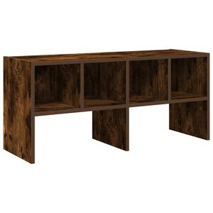 vidaXL Stohovateln&eacute; botn&iacute;k kouřov&yacute; dub 89,5x30x40 cm