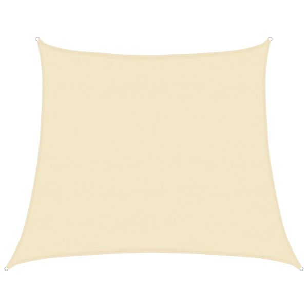 vidaXL St&iacute;nic&iacute; plachta 160 g/m&sup2; kr&eacute;mov&aacute; 4/5 x 4 m HDPE