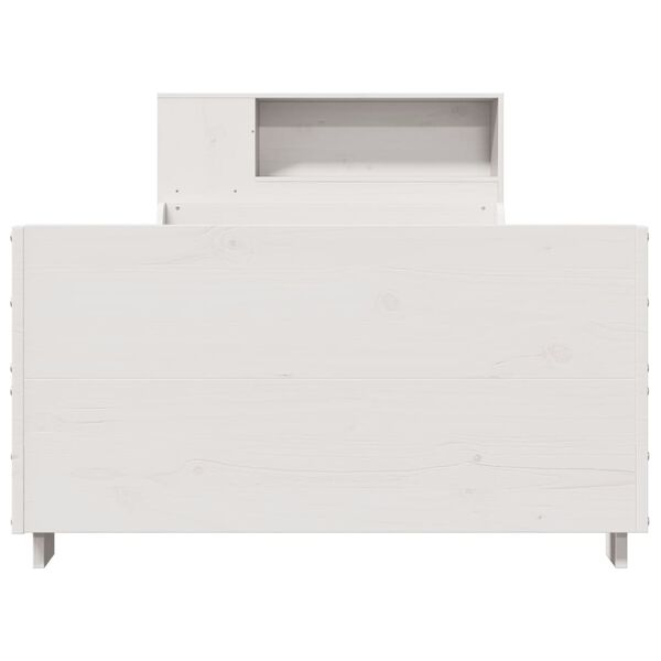 vidaXL Postel bez matrace b&iacute;l&aacute; 100 x 200 cm masivn&iacute; borovice