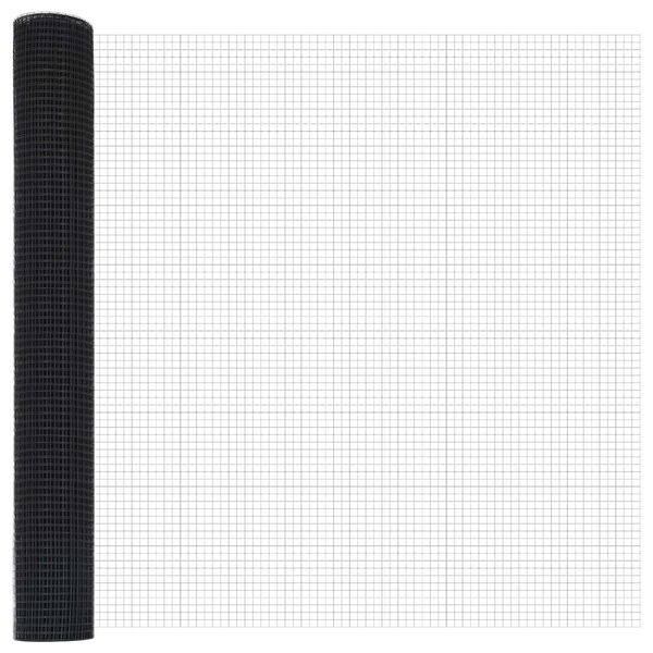 vidaXL Svařovaný drátěný plot Šedá 1.2 x 25 m Ocel