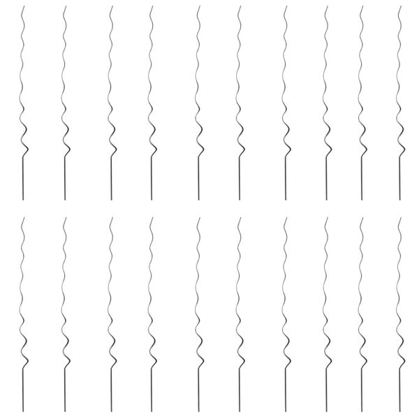Spir&aacute;lov&eacute; tyče na rajčata - 20 ks - 180cm - pozinkovan&aacute; ocel
