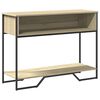 vidaXL Konzolov&yacute; stolek dub sonoma 100 x 35 x 74,5 cm kompozitn&iacute; dřevo