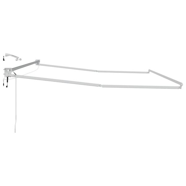 vidaXL Elektrick&yacute; skl&aacute;dac&iacute; r&aacute;m mark&yacute;zy B&iacute;l&yacute; 4 x 2 m Hlin&iacute;k