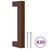 vidaXL N&aacute;bytkov&eacute; &uacute;chytky 20 ks bronzov&eacute; 96 mm nerezov&aacute; ocel