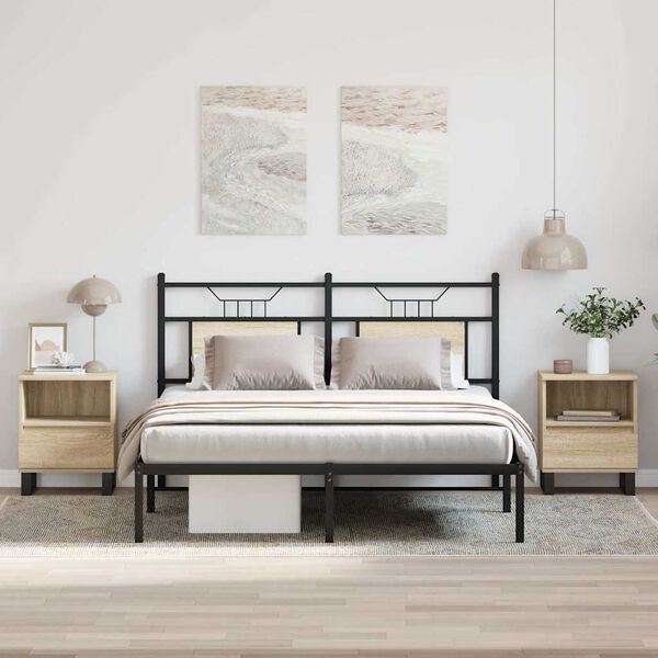 vidaXL Noční stolky 2 ks dub sonoma 40 x 35 x 50 cm kompozitní dřevo