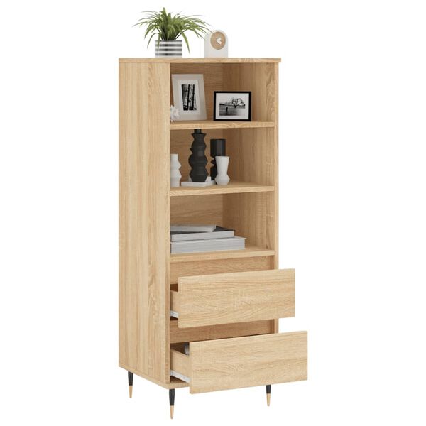 vidaXL Skř&iacute;ň highboard dub sonoma 40 x 36 x 110 cm kompozitn&iacute; dřevo