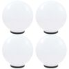 vidaXL Kulovit&eacute; LED lampy 4 ks koule 40 cm PMMA