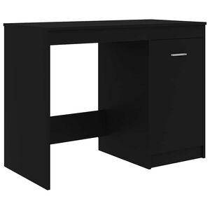 vidaXL Psac&iacute; stůl čern&yacute; 100 x 50 x 76 cm kompozitn&iacute; dřevo