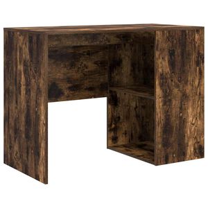 vidaXL Stůl Kouřov&yacute; dub Kompozitn&iacute; dřevo 102 x 50 x 75 cm