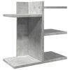 vidaXL Stoln&iacute; organiz&eacute;r betonově &scaron;ed&yacute; 42x21,5x42 cm kompozitn&iacute; dřevo