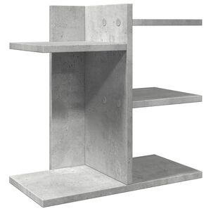 vidaXL Stoln&iacute; organiz&eacute;r betonově &scaron;ed&yacute; 42x21,5x42 cm kompozitn&iacute; dřevo
