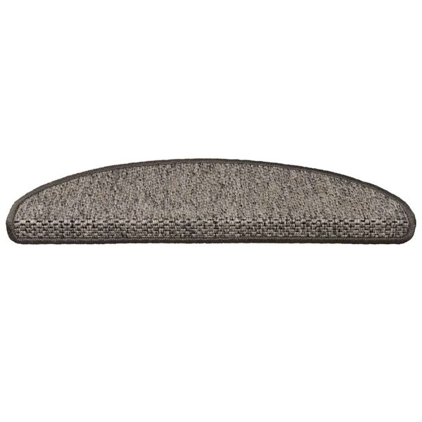 vidaXL Samolepicí nášlapy na schody sisal 15 ks 65x21x4 cm hnědobéžové