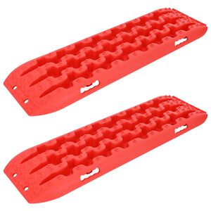 vidaXL Z&aacute;chrann&aacute; deska 2 ks Červen&aacute; 106 x 30,5 x 7 cm Reinforced Nylon