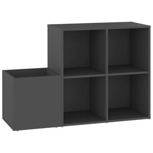 vidaXL Botn&iacute;k do předs&iacute;ně &scaron;ed&yacute; 105 x 35,5 x 70 cm kompozitn&iacute; dřevo