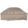 vidaXL Polštář Taupe 120 x 40 x 8 cm Oxford látka