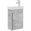 vidaXL Koupelnov&aacute; skř&iacute;ňka s bateri&iacute; Betonově &scaron;ed&aacute; 40,5 x 22,5 x 62 cm