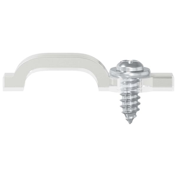 vidaXL LED p&aacute;sek spony 2 pcs Transparentn&iacute; 23,8 x 7,3 x 4,3 mm