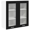 vidaXL Z&aacute;věsn&aacute; skř&iacute;ňka Čern&yacute; dub 80 x 31 x 80 cm Kompozitn&iacute; dřevo