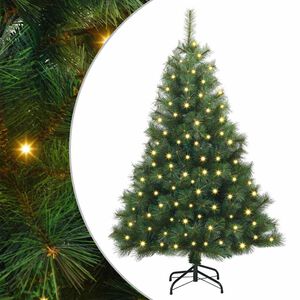 vidaXL Uměl&yacute; v&aacute;nočn&iacute; stromeček s stojanem Zelen&aacute; 120 cm PE a PVC
