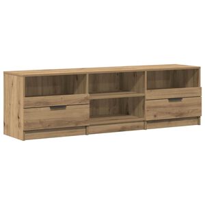 vidaXL TV skř&iacute;ňka dub artisan 150x33,5x45 cm kompozitn&iacute; dřevo