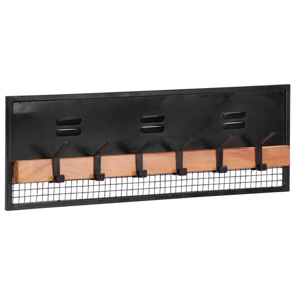 vidaXL Nástěnný věšák na kabáty 90x11x30 cm Masivní dřevo Mango