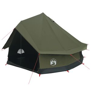 vidaXL Rodinn&yacute; stan Arm&aacute;dně zelen&aacute; 8 osob Polybavlna