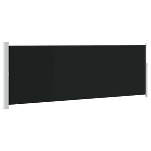 vidaXL Zatahovac&iacute; bočn&iacute; mark&yacute;za / z&aacute;stěna 160 x 500 cm čern&aacute;