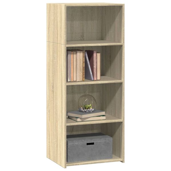 vidaXL Skř&iacute;ň highboard dub sonoma 50 x 41 x 124 cm kompozitn&iacute; dřevo