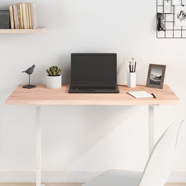 vidaXL Stoln&iacute; deska 100 x 50 x 2 cm neo&scaron;etřen&eacute; masivn&iacute; dubov&eacute; dřevo