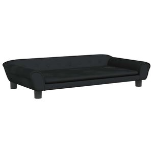 vidaXL Pel&iacute;&scaron;ek pro psy čern&yacute; 100 x 50 x 21 cm samet