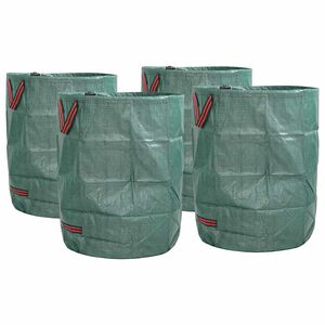 vidaXL Pytle na zahradn&iacute; odpad 4 pcs Zelen&aacute; 66 x 66 x 83,5 cm