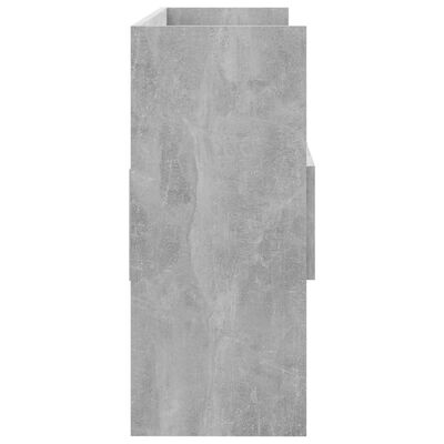 vidaXL Příborník betonově šedý 105 x 30 x 70 cm dřevotříska