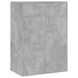 vidaXL Botn&iacute;k betonově &scaron;ed&yacute; 60 x 35 x 84 cm kompozitn&iacute; dřevo