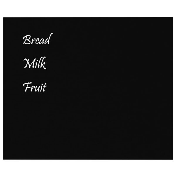 vidaXL N&aacute;stěnn&aacute; magnetick&aacute; tabule čern&aacute; 60 x 50 cm tvrzen&eacute; sklo