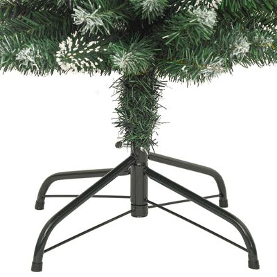 vidaXL Umělý úzký vánoční stromek se stojanem 120 cm PVC