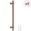 vidaXL N&aacute;bytkov&eacute; &uacute;chytky 5 ks bronzov&eacute; 192 mm nerezov&aacute; ocel