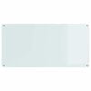 vidaXL Kuchyňsk&aacute; z&aacute;stěna B&iacute;l&aacute; 120 x 60 cm tvrzen&eacute; sklo