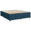 vidaXL Box spring postel s matrac&iacute; modr&aacute; 180 x 200 cm samet
