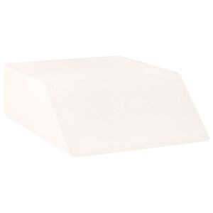 vidaXL Pol&scaron;t&aacute;ř na nohy Jednobarevn&yacute; B&iacute;l&aacute; 63 x 52 x 19,5 cm PU pěna